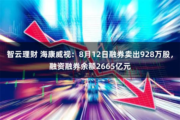 智云理财 海康威视：8月12日融券卖出928万股，融资融券余额2665亿元