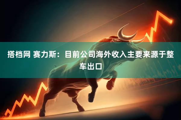 搭档网 赛力斯：目前公司海外收入主要来源于整车出口