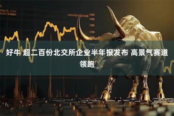 好牛 超二百份北交所企业半年报发布 高景气赛道领跑